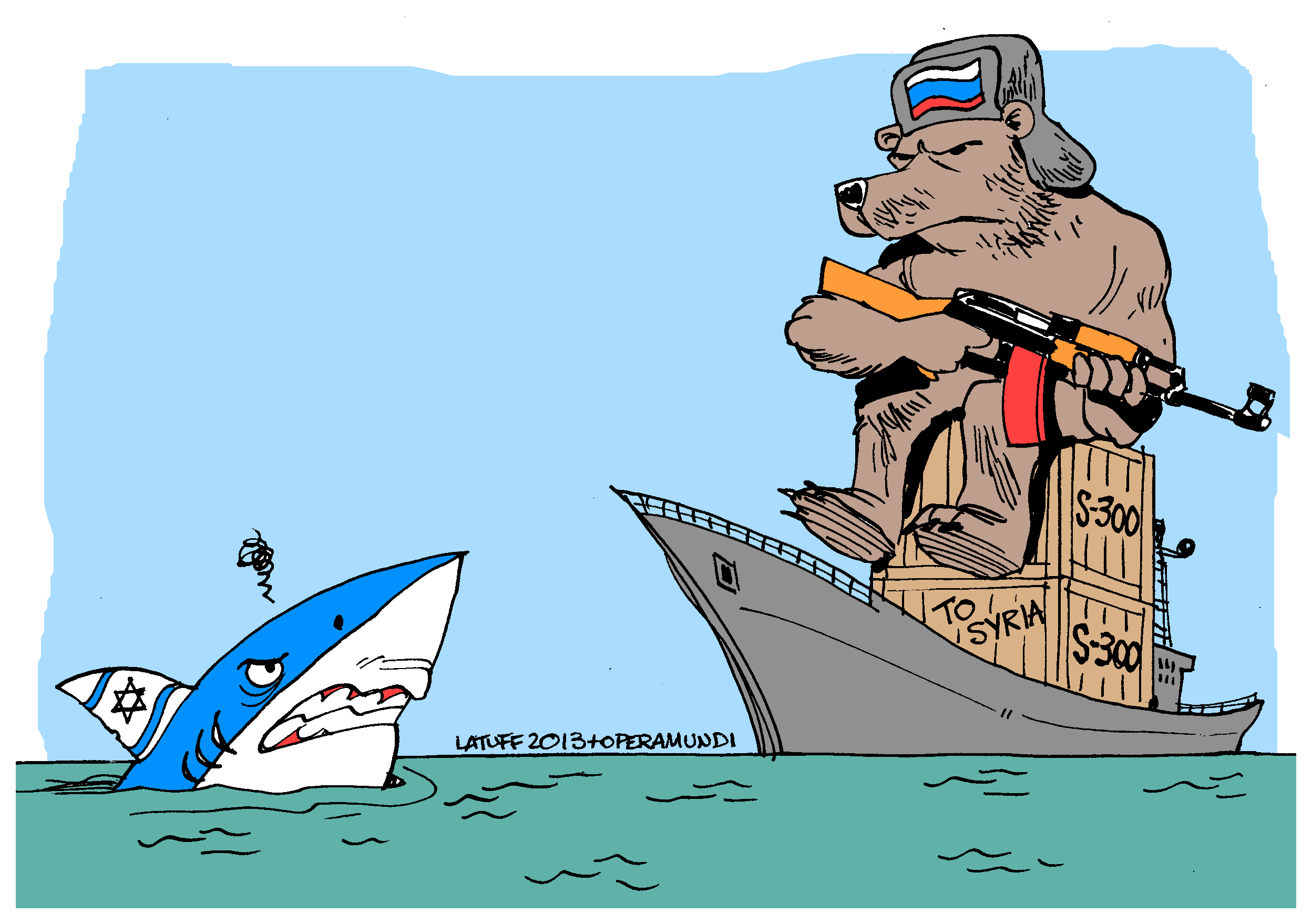 http://latuffcartoons.files.wordpress.com/2013/05/israel-warns-russia-over-missiles-to-syria.gif