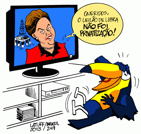Dilma Privatizacao Leila de Libra