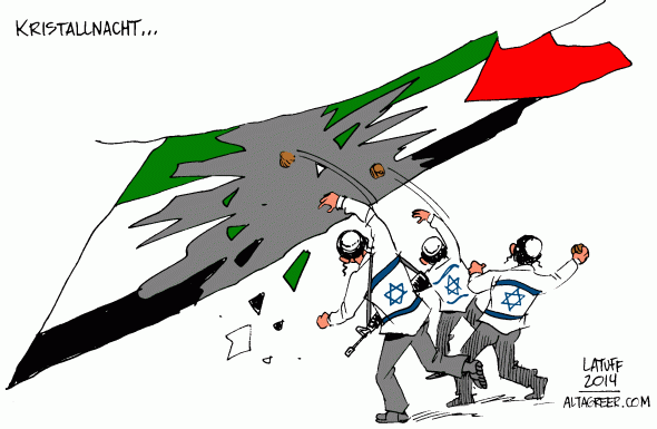 Kristallnacht in Palestine