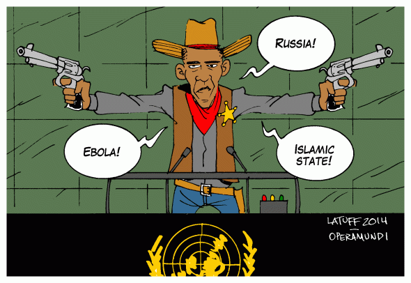 Obama speech United Nations 2014 Ebola Russia Islamic State