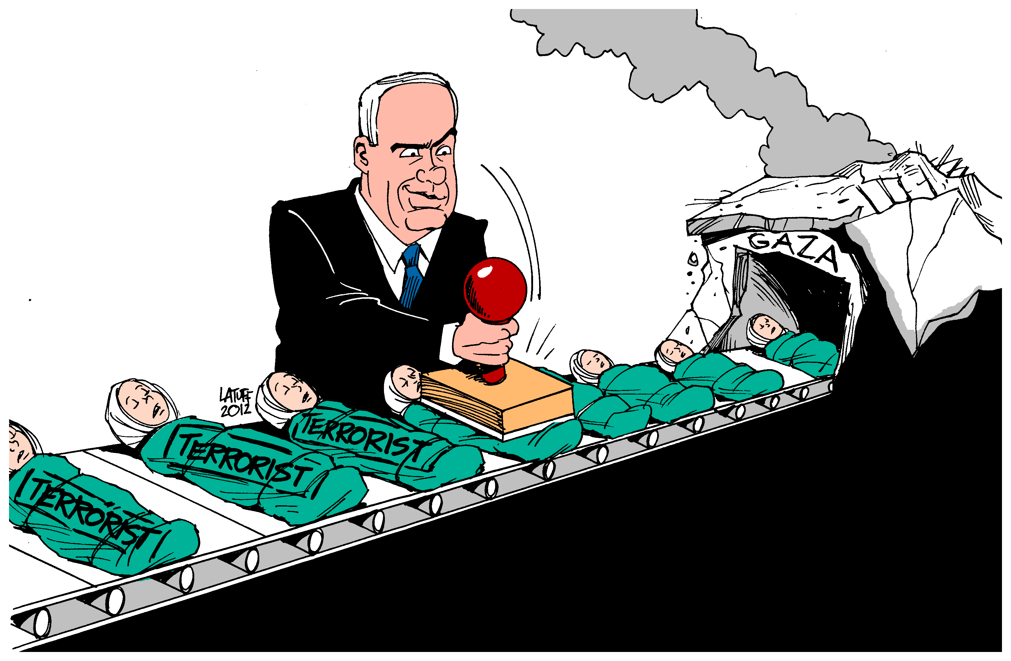Netanyahu Latuff Cartoons Page 6