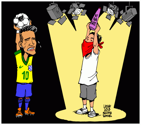 Neymar protestos
