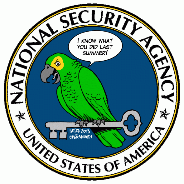 National Security Agency blackmail parrot