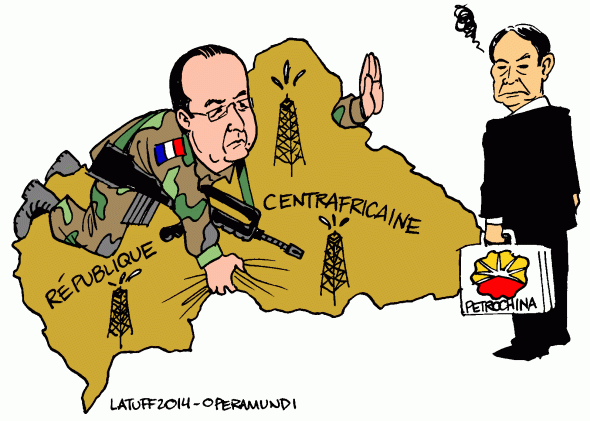 Central African Republic Francois Hollande China oil